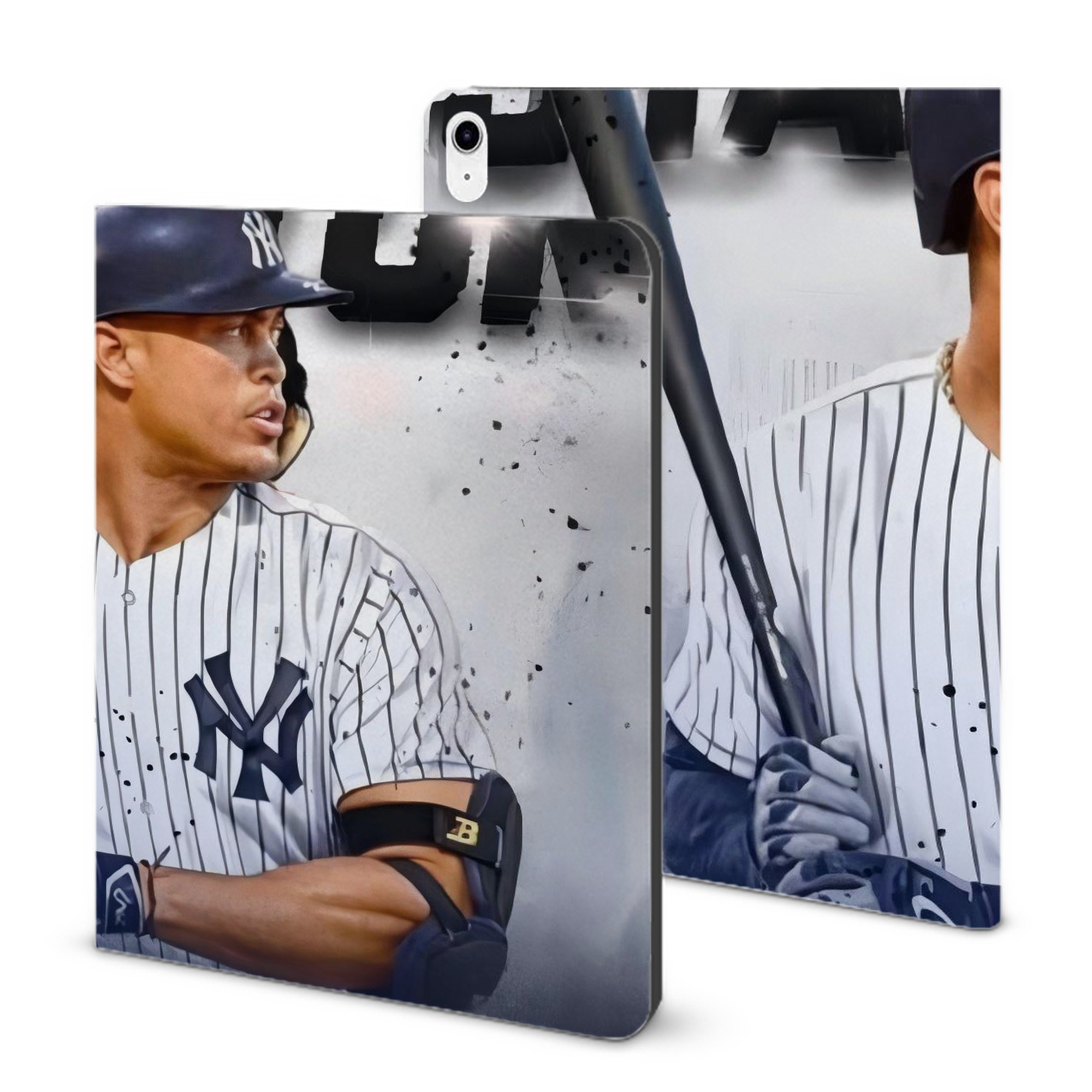 Giancarlo Stanton 40 IPad Case Without Pencil Slot – Book-Style Cover With PU Leather & TPU – Slim, Durable, Scratch-Resistant, Full Protection & Easy Access